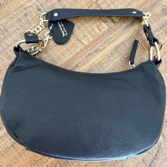 Juicy Couture Black Shoulder Bag with Gold Accents - Picture 2 of 3